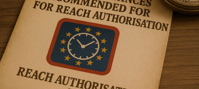 Vier für die REACH-Zulassung empfohlene Substanzen Vier für die REACH-Zulassung empfohlene Substanzen