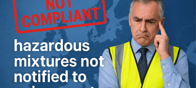 Bis zu 19 % der kontrollierten Gemische verfügen über keine PCN-Meldung